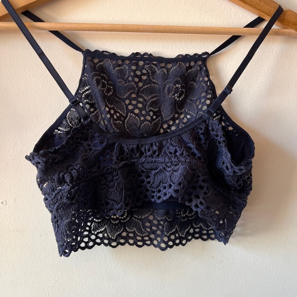 3/$25 Aerie Lace Bandeau Bralette S GUC - Picture 4 of 7